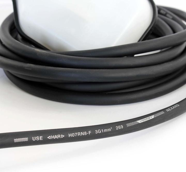 Produktbild XPOtool Aquastop Schwimmerschalter Teiche 5m Kabel Überlaufschutz schwarz-weiss