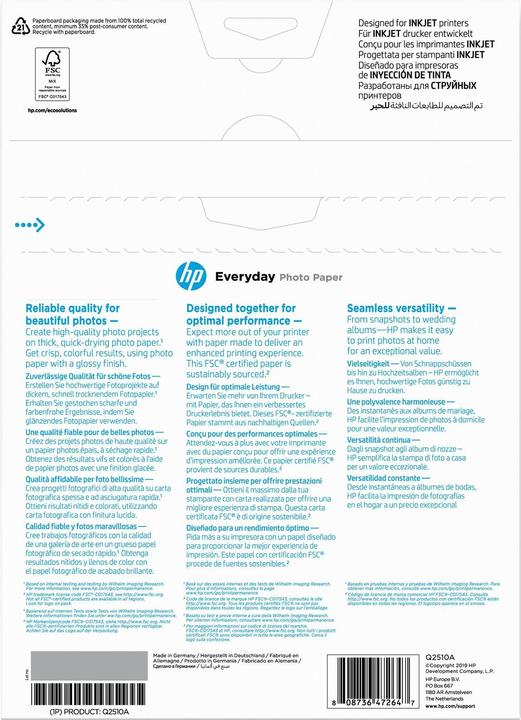 Produktbild HP Q2510a (200 g/m², A4, 100 x)