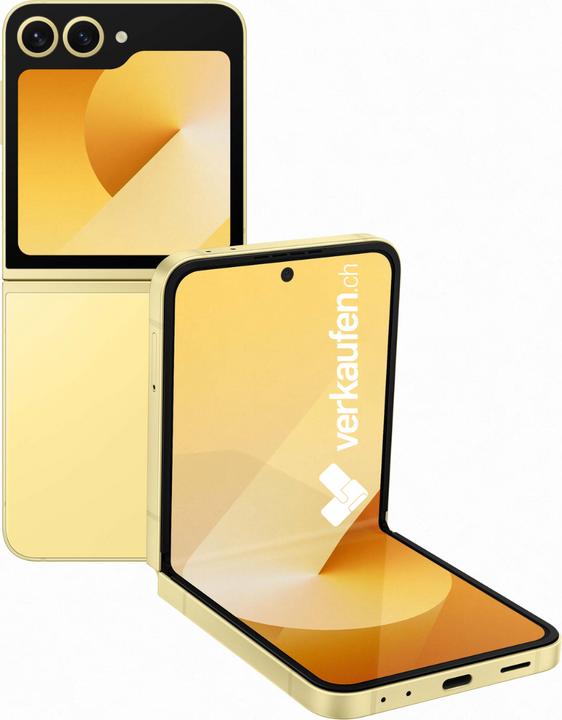 Actual product image verkaufen.ch Galaxy Z Flip6 (256 GB, Yellow, 6.70", 50 Mpx, B / Very good)