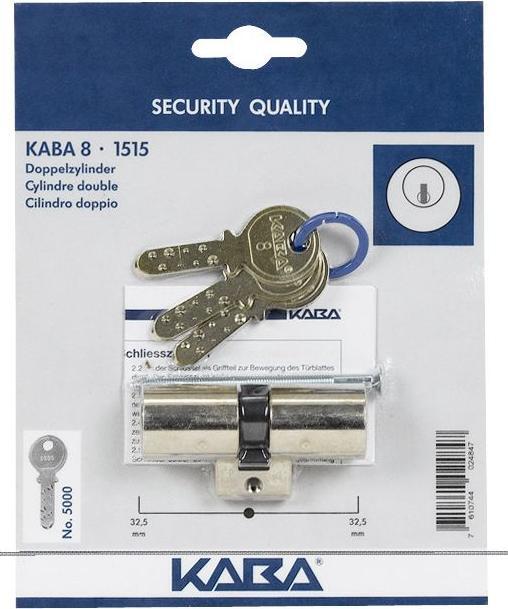 Immagine prodotto Kaba Cilindro doppio 8-5000 1515 32,5/32,5 SB (Serratura a mortasa)