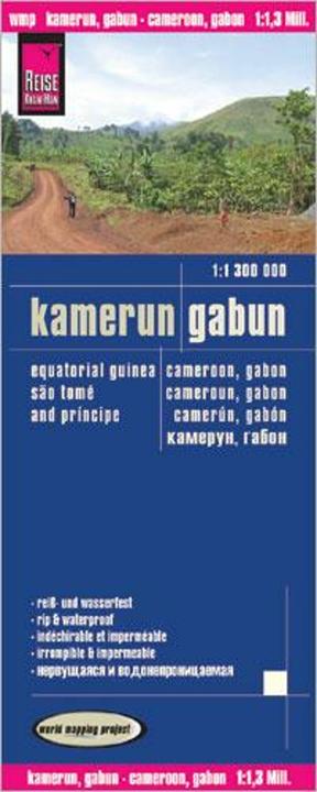 Image du produit Carte du Cameroun, Gabon (1:1.300.000) 1300000