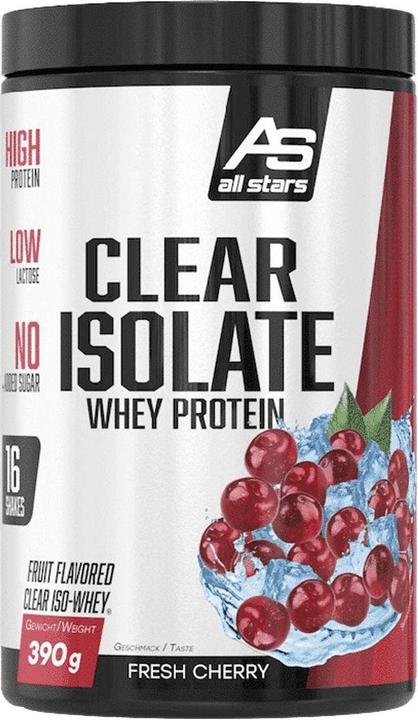 Produktbild All Stars Clear Isolate Whey Protein (390g Dose) (Fresh Cherry, 1 Stk., 390 g)
