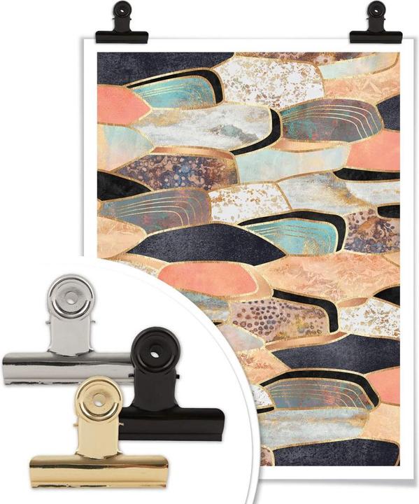 Actual product image Trenddeko Golden stones (100 x 120 cm)