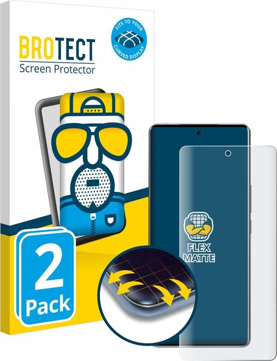 Immagine prodotto BROTECT Protezione del display opaco a tutto schermo (2 Pezzo/i, Honor V40)