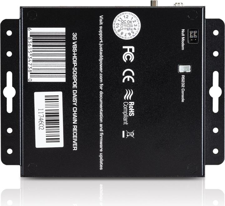Actual product image Just Add Power IP Receiver VBS-HDIP-509POE HDMI, PoE, Daisy-Chain, 4K