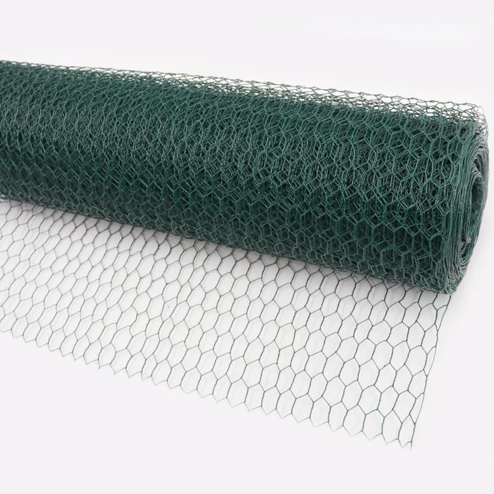 Image du produit Aquagart 120m Sechseckgeflecht Hühnerzaun Kaninchendraht Hasengitter grün Hasendraht 50cm