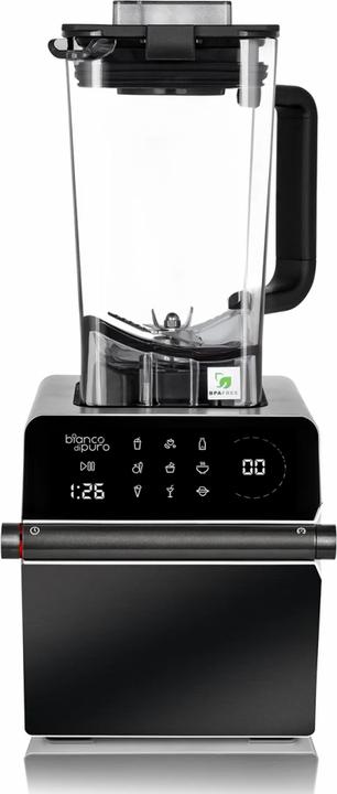 Immagine prodotto Bianco di Puro Tune PRO (bianco) con motore DC brushless con contenitore Cube Plus, libro di ricette Mixed (1000 W)