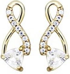 Produktbild JVD - Gold-plated earrings with clear zircons SVLE0751SH8GO00