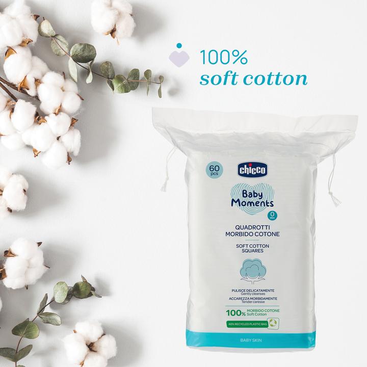 Immagine prodotto Chicco Cuscinetti di cotone (Pacco mensile, 60 Pezzo/i)