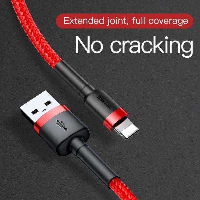 Produktbild Baseus cafule Cable USB For iP 2A 3m Red+Red (3 m, USB 3.2 Gen 1)