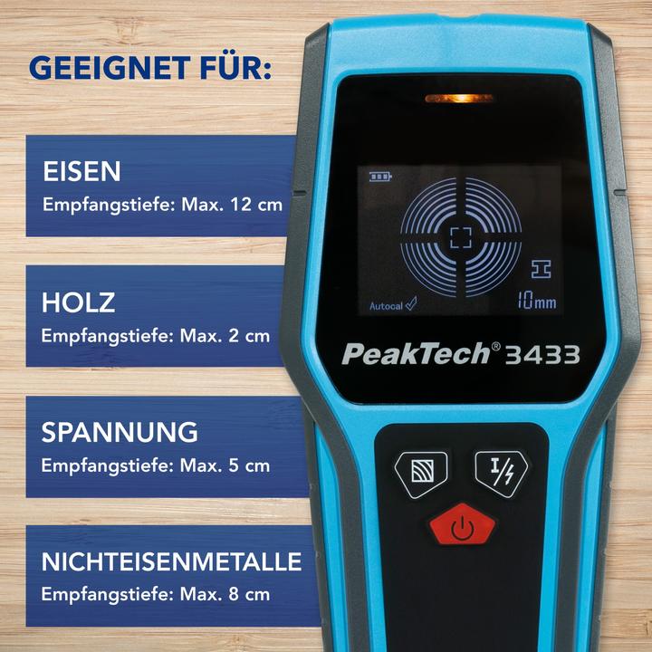 Actual product image Peaktech P 3433 Digital Wall Scanner