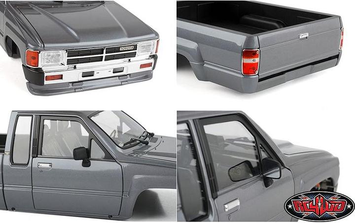 Image du produit Rc4Wd Carrosserie 1987 Toyota XtraCab Hard Body Gris, 1:10