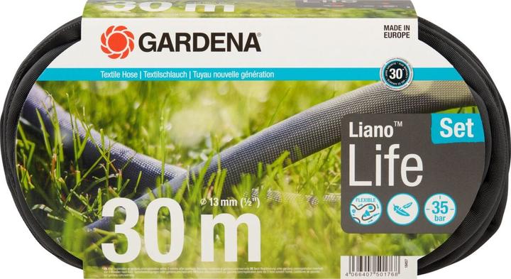 Productafbeelding Gardena Textielslang Liano Life 1/2, 30 m set (30 m, 50.80 mm)