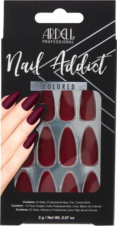 Produktbild Ardell Nail Addict - Colored Bordeaux (Bordeaux, Farblack)