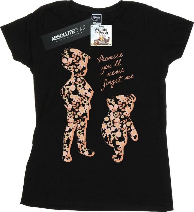 Actual product image Disney Womens/Ladies Winnie The Pooh Promise You'll Never Forget Cotton T-Shirt (L)