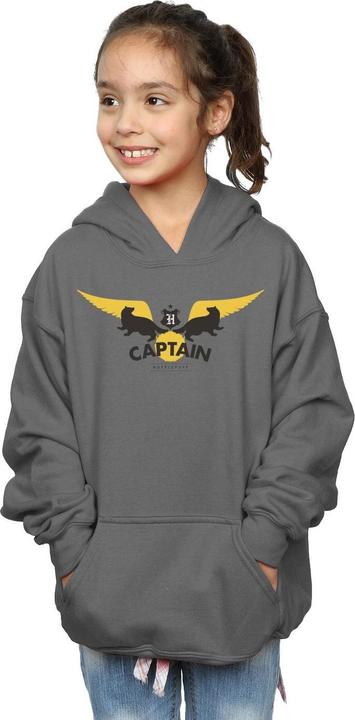 Actual product image Girls Hufflepuff Captain Hoodie (140, 146)