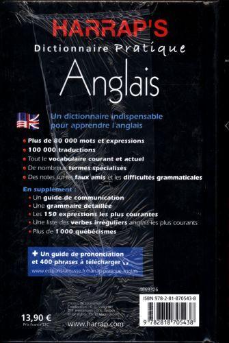 Image du produit Harrap's dictionnaire pratique : anglais-français et vv (Français, Collectif, 2017)