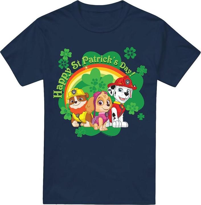 Actual product image Paw Patrol Mens Team St Patricks Day T-Shirt (XXL)