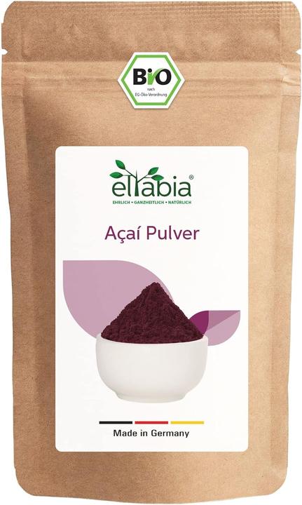 Eltabia Bio Acai Pulver in gefriergetrockneter Rohkost Qualität | 100% rein ohne Zusatzstoffe und Vegan (Pulver, 100 g)