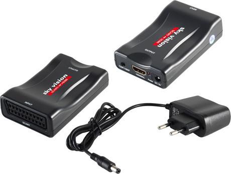Produktbild Sky Vision SCART auf HDMI Konverter, PAL, NTSC, 1080P, VHS, Xbox, PS3
