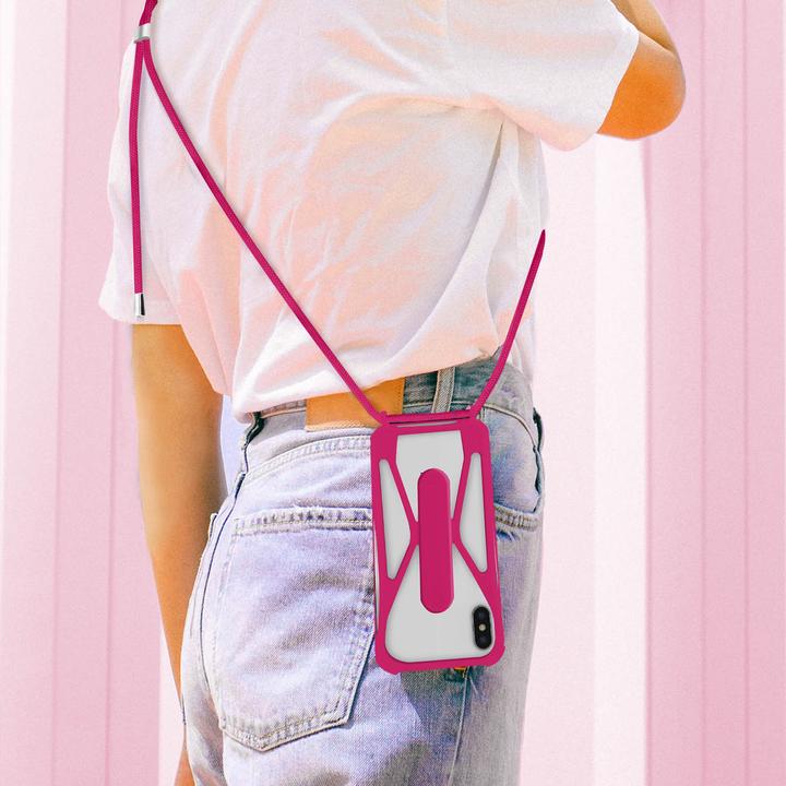Actual product image Avizar Universal Mobile Phone Case with Chain Series