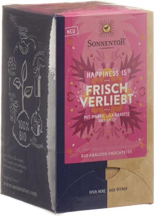 Produktbild Sonnentor Happiness Is Frisch Verliebt Bio Kräuter Früchtetee (18x2g) (78 g)