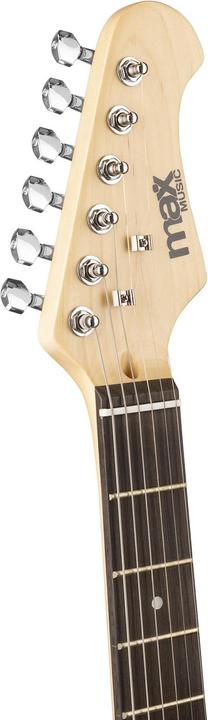 Immagine prodotto Max GigKit per chitarra elettrica stile trapuntato rosso (Chitarra elettrica, Legno)