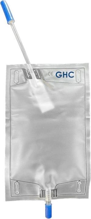 Produktbild GHC Urinbeutel CAREFLOW 0.75l 12cm unsteril mit Ablass mit Rücklaufventil