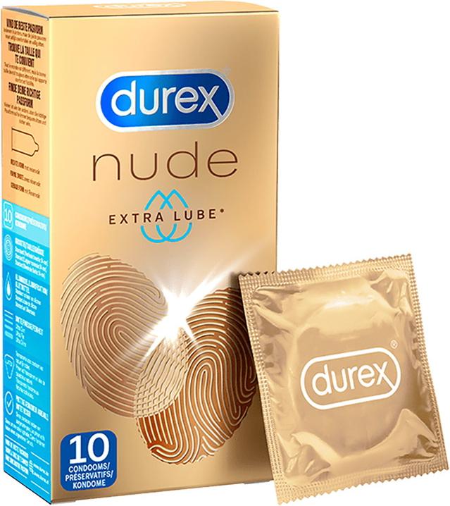 Image du produit Durex Condoms Nude Extra Lube 10st (10 pcs)