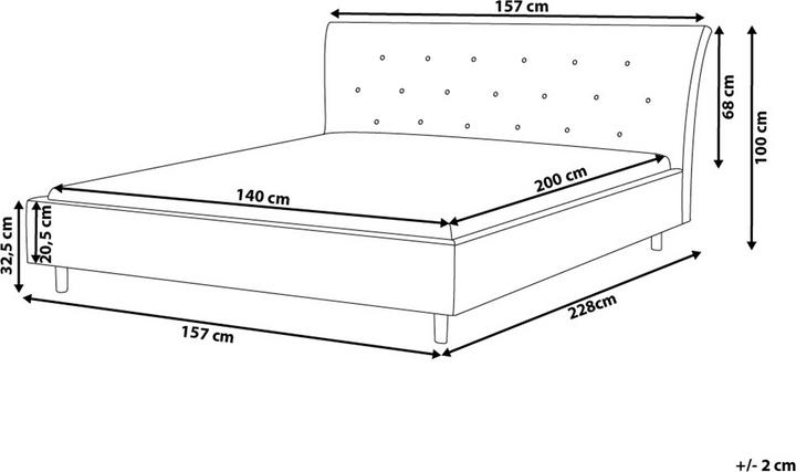 Produktbild Beliani Saverne (140 x 200 cm)