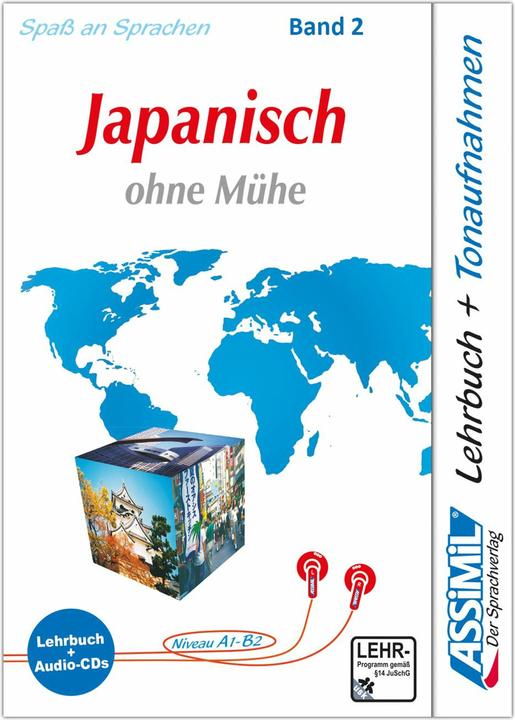 Image du produit Japanisch ohne Mühe 2. Multimedia-Classic. Lehrbuch und 4 Audio-CDs (Français, Allemand, Catherine Garnier, Dorothea McEwan, Mori Toshiko, 1997)
