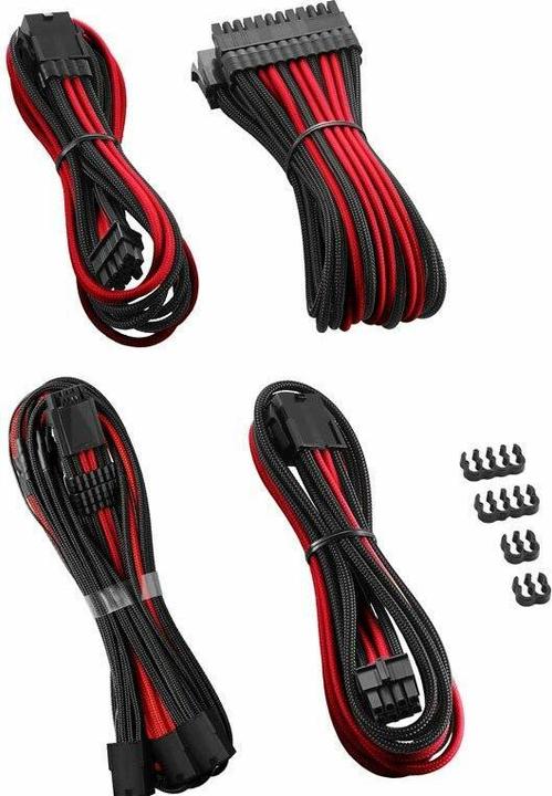 Produktbild CableMod Pro ModMesh 12VHPWR Cable Extension Kit - schwarz/rot
