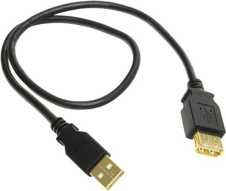 Image du produit InLine USB A — USB A (0.50 m, USB 2.0)