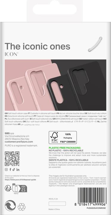 Actual product image Puro Backcover (Samsung Galaxy S25+)