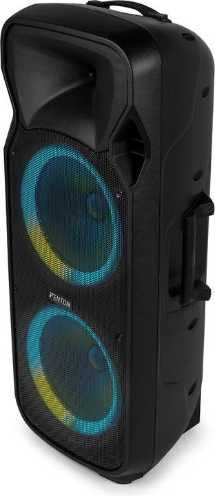 Immagine prodotto Fenton Speaker Bluetooth - FT212LED MK2 karaoke box met LEDâ€™s, accu en microfoons - (Attivo)