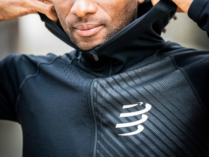 Immagine prodotto Compressport Felpa con cappuccio 3D Thermo Seamless Zip (L)