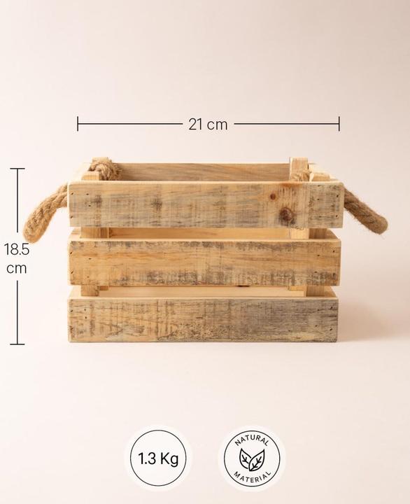 Immagine prodotto Esmée Scatola di legno per conservare o decorare (30 x 22 x 18 cm)
