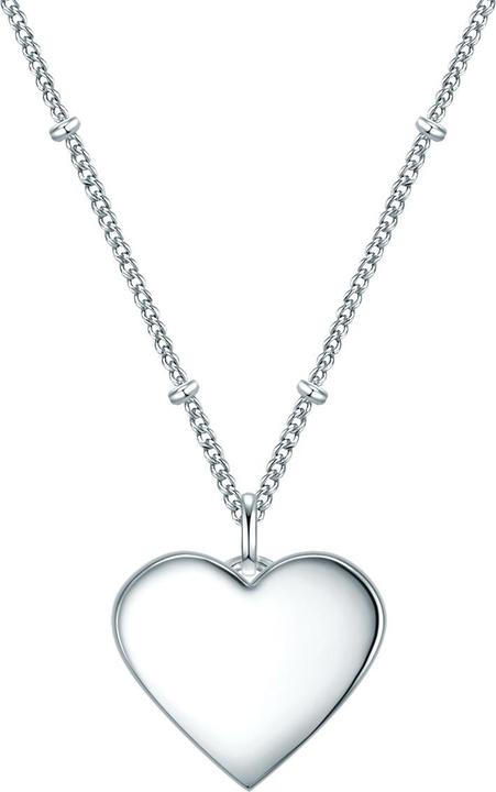 Produktbild Eastside Damen Herz Edelstahl silber 40,0 cm Basiskette + 5,0 cm Verlängerung - 29750 (Edelstahl, 40 - 45 cm)