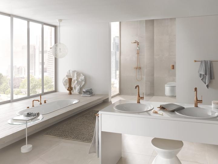 Image du produit Grohe Système de douche Euphoria avec thermostat - Warm Sunset Brossé (26075DL0)