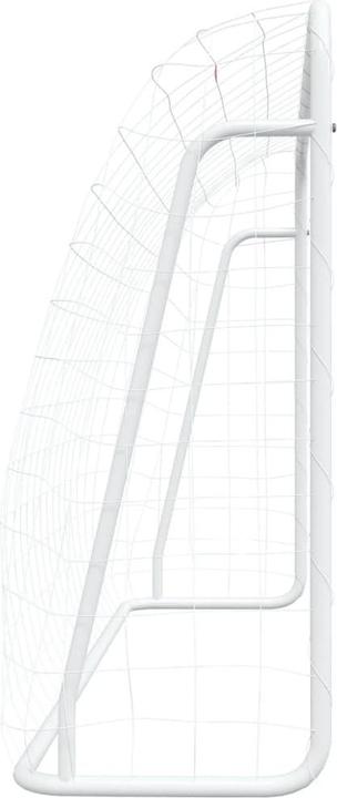 Produktbild VidaXL Fussballtor mit Netz Weiss 214x75x152 cm Stahl & Polyester