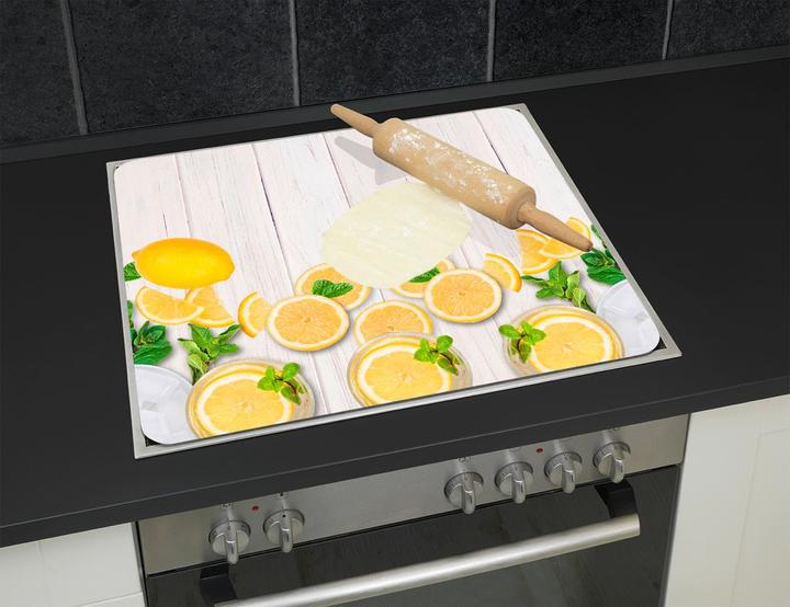 Immagine prodotto Wenko Piastra multipla Mod. Piastra di copertura al limone per piani di cottura in vetroceramica, tagliere