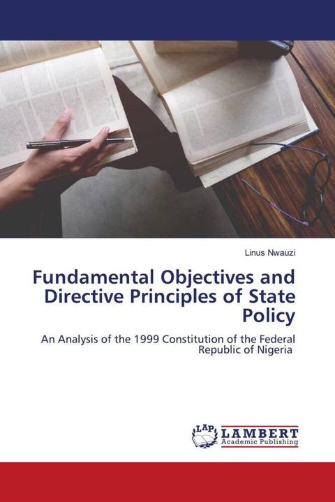 Actual product image Fundamental Objectives and Directive Principles of State Policy (German, Linus Nwauzi, 2022)