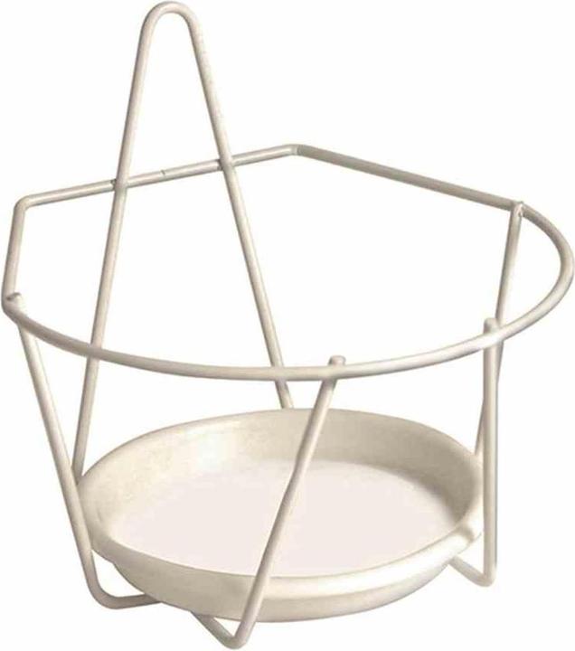 Image du produit Jardifer Support mural pour pots de fleurs Ø 16 cm, blanc
