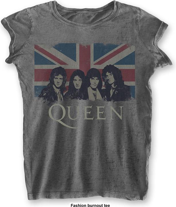 Queen Vintage Union Jack (Girlie) (XXL)