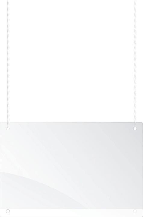Immagine prodotto Franken Parete divisoria con gancio per soffitto in acrilico (65 cm, 100 cm)
