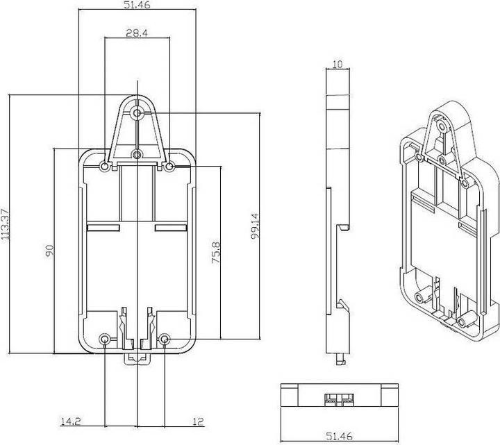 Immagine prodotto Sonoff Staffa per guida DIN DR
