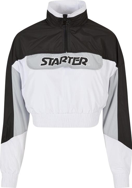 Starter Ladies Colorblock Pull Over Jacket