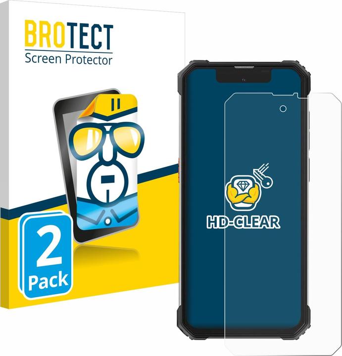 Produktbild BROTECT Schutzfolie Displayschutz Klar (2 Stück, Blackview BV8900)