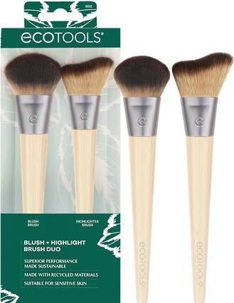 Produktbild EcoTools Neu Natural Blush & Highlight Duo Face Makeup Brushes for Powder Makeup Vegan & Cruelty-Fre