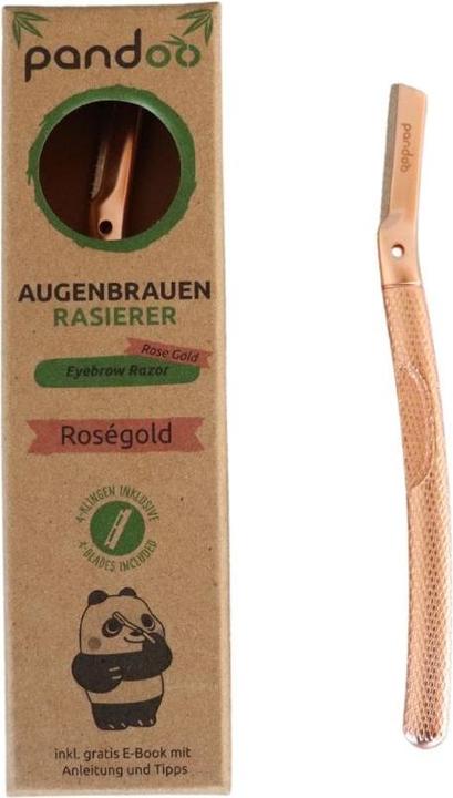 Pandoo Augenbrauenrasierer rosegold (1 Dark Brown)